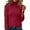 Wine, variant on Sweaters for Women High Neck Knit Pullover Soft Slim Fit Warm Long Sleeve Casual Turtleneck Top for Fall Winter Clothing