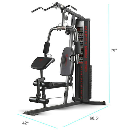 Marcy MWM-990 150-lb Multifunctional Home Gym Station for Total Body