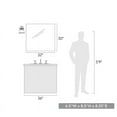 thumbnail image 3 of Golden Lighting 3602-BA1 BLK-WH Duncan 1 Light Bath Vanity with White Shade, Black, 3 of 3
