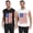 03-Black White, variant on Mens American Flag Tank Top 2 Pack Sleeveless Workout Muscle Shirts Loose Fit Summer Beach Gym Casual 4th of July Patriotic Tee