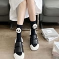 thumbnail image 4 of Milue Cartoon Ankle Socks Middle Tube Socks Novelty Funny Socks 3D Panda Crew Socks, 4 of 18