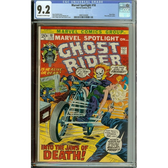 Marvel Spotlight GhostRider #10 CGC 9.2