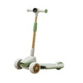 thumbnail image 4 of DYNWAVECA Trottinette pour Enfants à 3 Roues Trottinette à Pousser Portable Hauteur Ajustable Trottinette à 3 Roues Pliable Trottinette pour Enfants pour Cour Extérieur Vert, 4 of 10