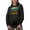Black, variant on Best Dog Dad in the Galaxy - Puppy Parent or Owner, Black Hooded Sweatshirt or Hoodie, Medium