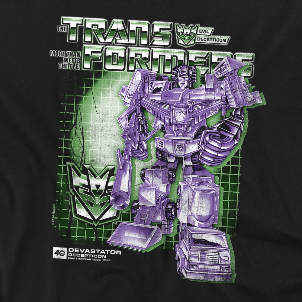 Transformers 40Th Anniversary T-Shirt Devastator Box Unisex Graphic Tee for Men & Women