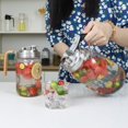 thumbnail image 3 of 2 Pcs Couvercle Verseur en Acier Inoxydable pour Bocaux Mason à Grand Ouverture avec Poignée, Couvercles Réutilisables pour Bocaux Mason à Grand Ouverture Sans Rouille Étanche pour la Maison pour la Fermentation des Fruits et Boissons, 3 of 7
