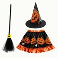 thumbnail image 6 of OJSFQUFP Halloween Cos Clothes Girls Witch Skirt with Witch Hat Child Tutu Skirt Cos Clothes Halloween Dress-Up, 6 of 7