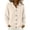 05-White, variant on Button Down Cardigan Sweaters for Women Hooded Long Sleeve Knit Tops Casual Solid Color Loose Fit Drawstring Hood