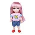 thumbnail image 4 of Muñeca Zulema 14 articulaciones 1/12 Baby Doll 3D Ojos moda Juguete Niñas regalo DIY GRAMO, 4 of 8