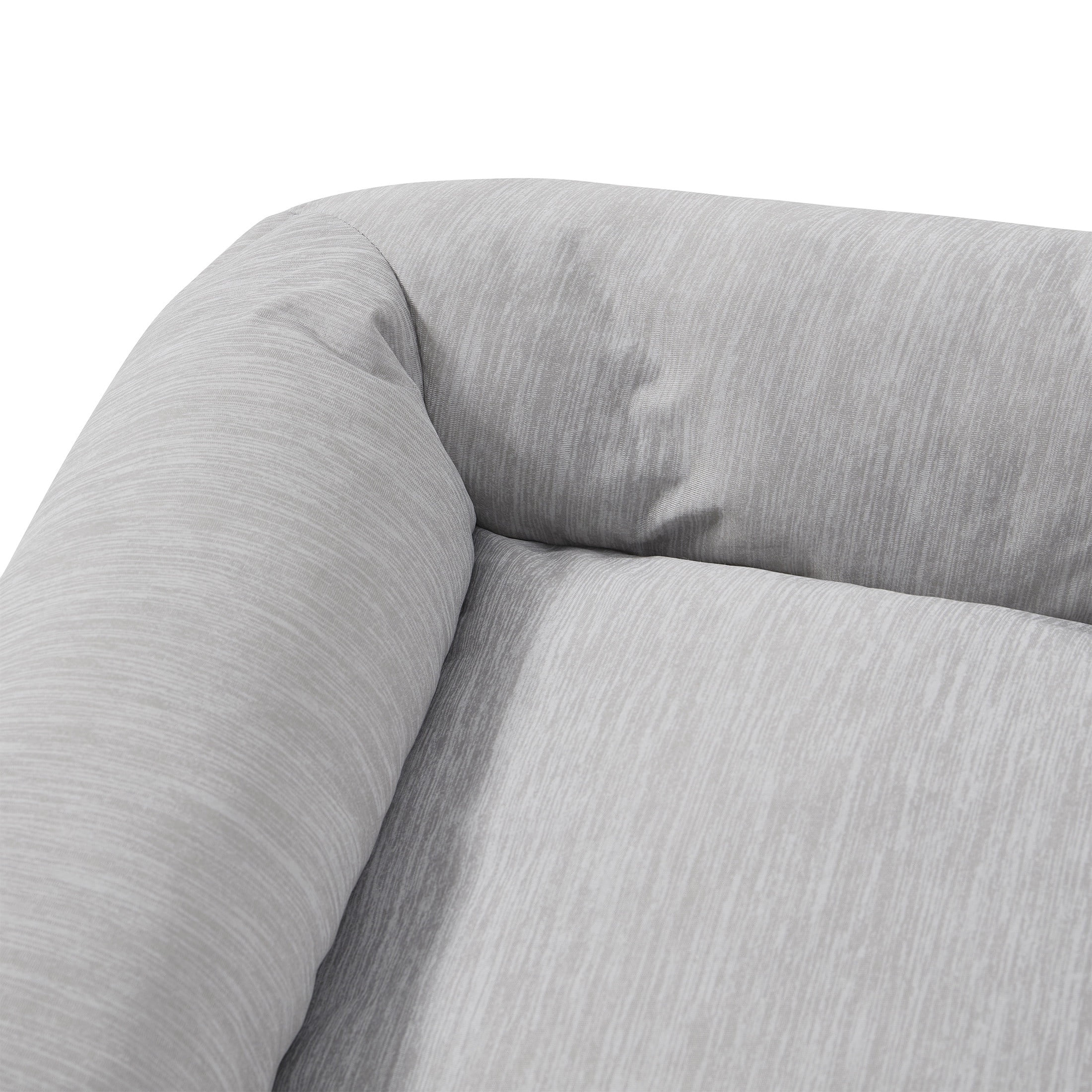 Large Gray Polyester-Nylon Cooling Pet Bed