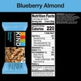 thumbnail image 2 of Kind Breakfast Bars, Kind Snack Bars, Blueberry Almond, Gluten Free Breakfast Bars, 100% Whole Grains, 1.76 Oz Packs, 6 Count - Pack of 2, 2 of 5