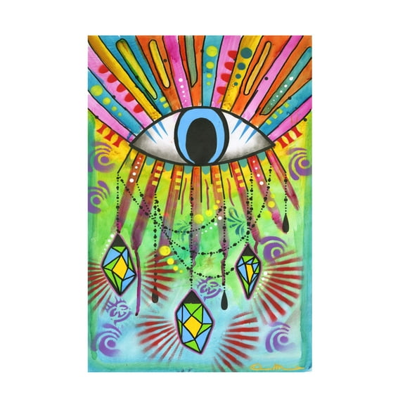 Canvas Wall Art - Dean Russo 'Cosmic Balance 7' Wall Art for Living Room, Bedroom, or Office Décor by Trademark Fine Art - 12 x 19 Inches