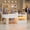 White 4, variant on PAKASEPT 55" Reception Desk with Counter, Front Desk with LED Light, Storage Shelves, and Charging Station, Modern Retail Counter with Cable Grommet for Checkout, Barber, Beauty Salon, Home Office