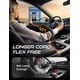 thumbnail image 4 of Cable USB C enrollado LISEN para Android Auto y CarPlay de 1,2 m, paquete de 2, 4 of 9