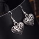 thumbnail image 3 of Guardurnaity pendientes colgantes vintage de plata para mujer, con forma única y diseño moderno de circonitas cúbicas. Ropa, zapatos y accesorios Miscelánea, 3 of 6