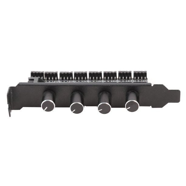 Fuente de alimentación SATA/4 pines, 8 canales, ventilador de refrigeración, HUB, 4 perillas, Control de velocidad del radiador Tmvgtek Para estrenar