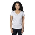 thumbnail image 1 of T-Shirt à Manches Courtes Col en V pour Femmes - Argent - G, 1 of 3