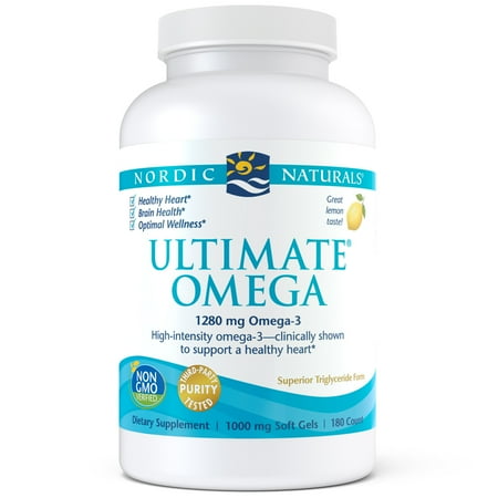 - Nordic Naturals Ultimate Omega Softgels, 1280 Mg, 180 Ct