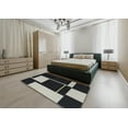 thumbnail image 5 of Ahgly Company Machine Washable Indoor Rectangle Contemporary Midnight Gray Area Rugs, 8' x 12', 5 of 7
