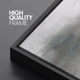thumbnail image 4 of PixonSign Framed Canvas Print Wall Art Dark Gray Storm Cloud Pastel Landscape Abstract Shapes Illustrations Modern Art Decorative Minimal Relax/Calm for Living Room, Bedroom, Office - 24"x36" Black, 4 of 5