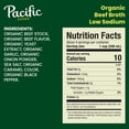 thumbnail image 2 of Pacific Foods Low Sodium Organic Beef Broth, 32 oz Carton, 2 of 10