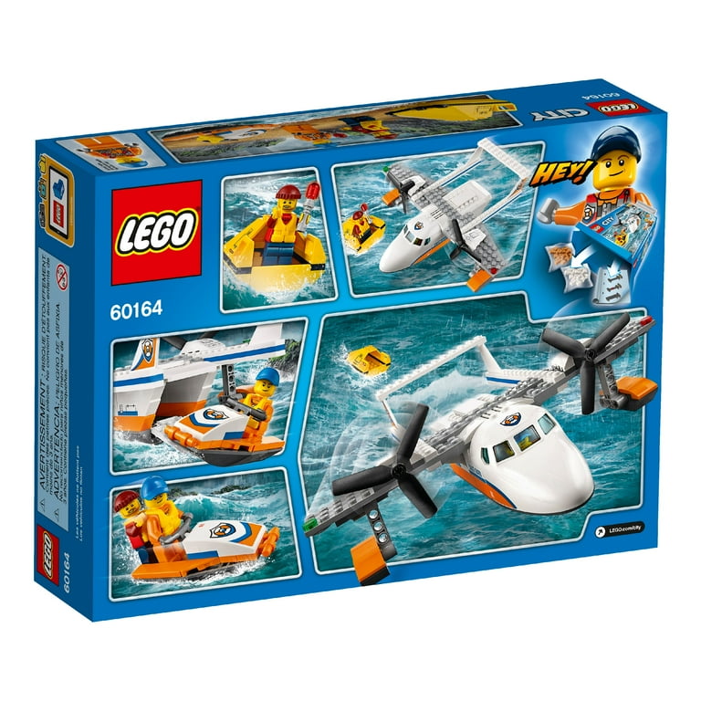 LEGO City Coast Guard Sea Rescue Plane 60164 141 Pieces