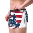 thumbnail image 2 of Fotbe fisherman fishing with USA flag Men’s Total Support Pouch Boxer Briefs, X-Temp Cooling, Moisture-Wicking Underwear, Regular, Long-leg and Trunk-Large, 2 of 5