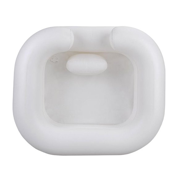 Lavabo inflable Zulema para champú Tazón portátil Coloración del cabello