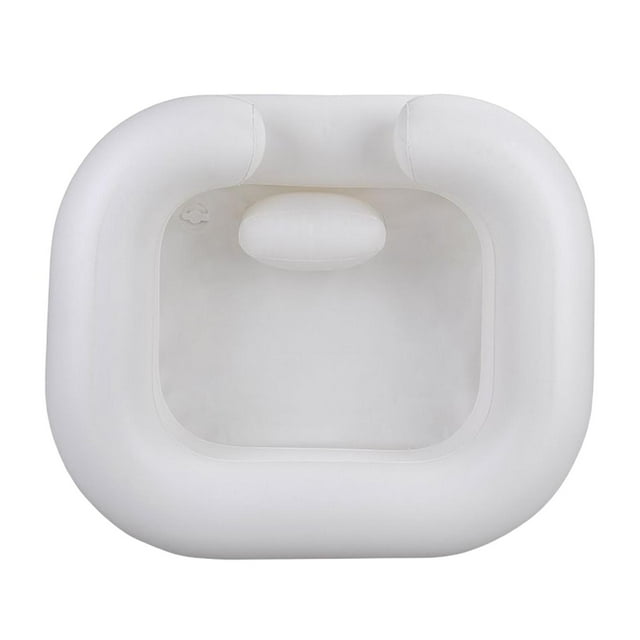 Lavabo inflable Zulema para champú Tazón portátil Coloración del cabello