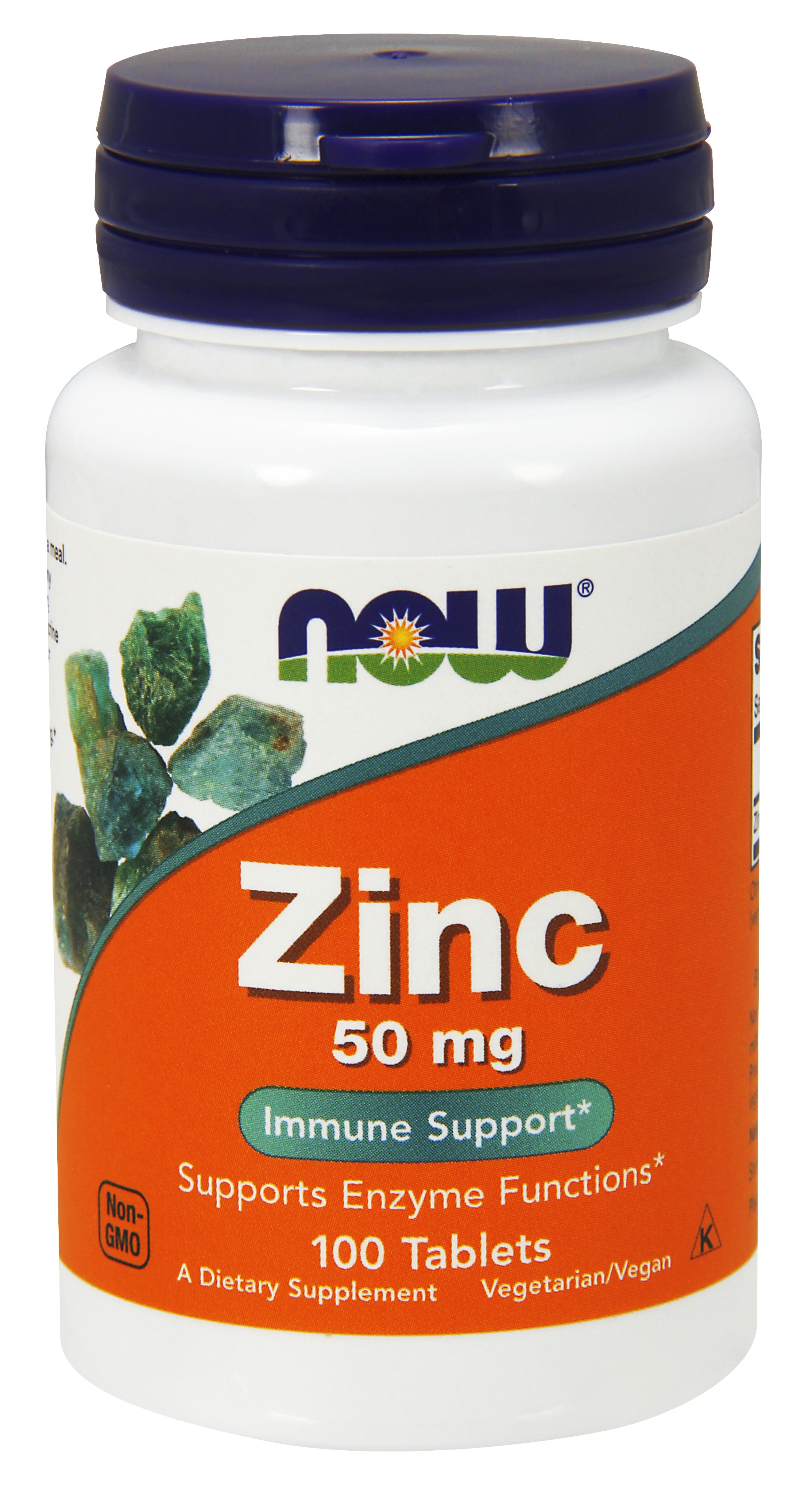 NOW Supplements, Zinc (Zinc Gluconate) 50 mg, Supports Enzyme Functions