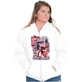 thumbnail image 4 of Street Fighter M Bison Self Made Zip Up Hoodie Men's Women's Brisco Brands S, 4 of 6