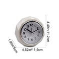 thumbnail image 3 of BAOPAI Diamond Cut Silent Snooze Alarm Clock with Night Light for Bedside Office and Study Room Battery Operated, 3 of 6