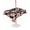 Black, variant on Outdoor Tablecloth with Umbrella Hole for Patio/Picnic/Party/Camping, Flowers Waterproof Table Cloth Square Cover Washable, Pink Spring Floral Elegant Pastoral Botanical (60"x 60")