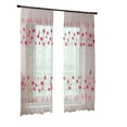 thumbnail image 2 of Youmylove Sheet Curtain Clear Shower Liner Sheer Voile Panel Fabric Window Drape Leaves 1 Tulle Curtain Home Decor Styles Shower Curtain Curtains Rose, 2 of 5