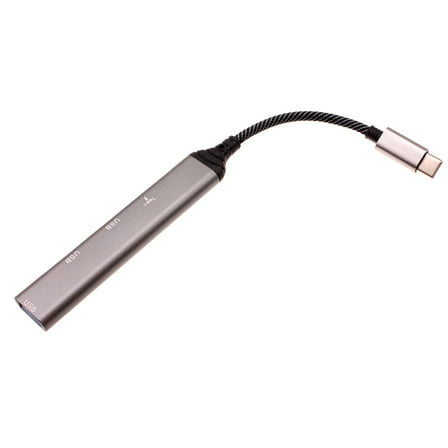 4-in-1 Hub PD USB-C Adapter for iPad Pro 12.9 (2022 6th Gen)/(2021 5th Gen) - TYPE-C Charger Port USB Splitter