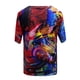 thumbnail image 4 of Puntoco 2024 Tops de moda de verano para mujer, camisetas de talla grande para mujer, camisetas estampadas de manga corta con cuello en V, camiseta, blusa, 4 of 5