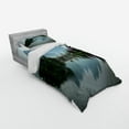 thumbnail image 2 of Ambesonne Landscape Bedding Set 3 Pcs, Japanese Lake View, Twin XL, Multicolor, 2 of 2