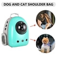 thumbnail image 1 of Carrier Pet Backpack Transpirable Pet Dog Outing Bag Space Pet Backpack (Verde), 1 of 7
