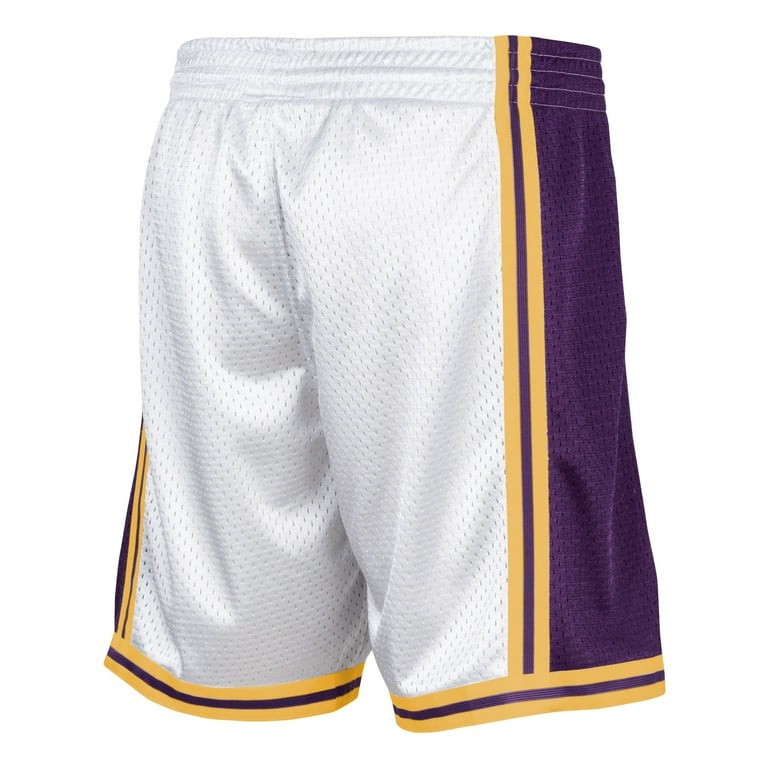 Men's Los Angeles Lakers Mitchell & Ness White Hardwood Classics