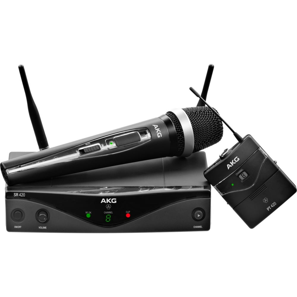 AKG WMS420 Vocal Set Professional Wireless Microphone System Walmart