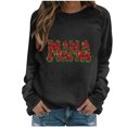 thumbnail image 6 of Mama Bright Graphic Sweatshirt Women Long Sleeve Sequin Graphic Shirts Cute Mom Crewneck Pullover Tops, 6 of 6