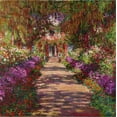 thumbnail image 2 of Art.com A Pathway in Monet's Garden, Giverny, 1902 Stretched Canvas Print Wall Art by Claude Monet, 24" x 24", 2 of 4