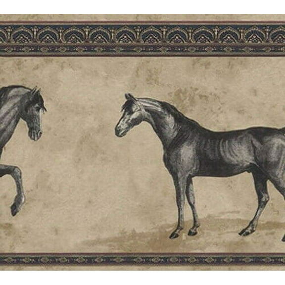 879207 Horses Wallpaper Border A654004b