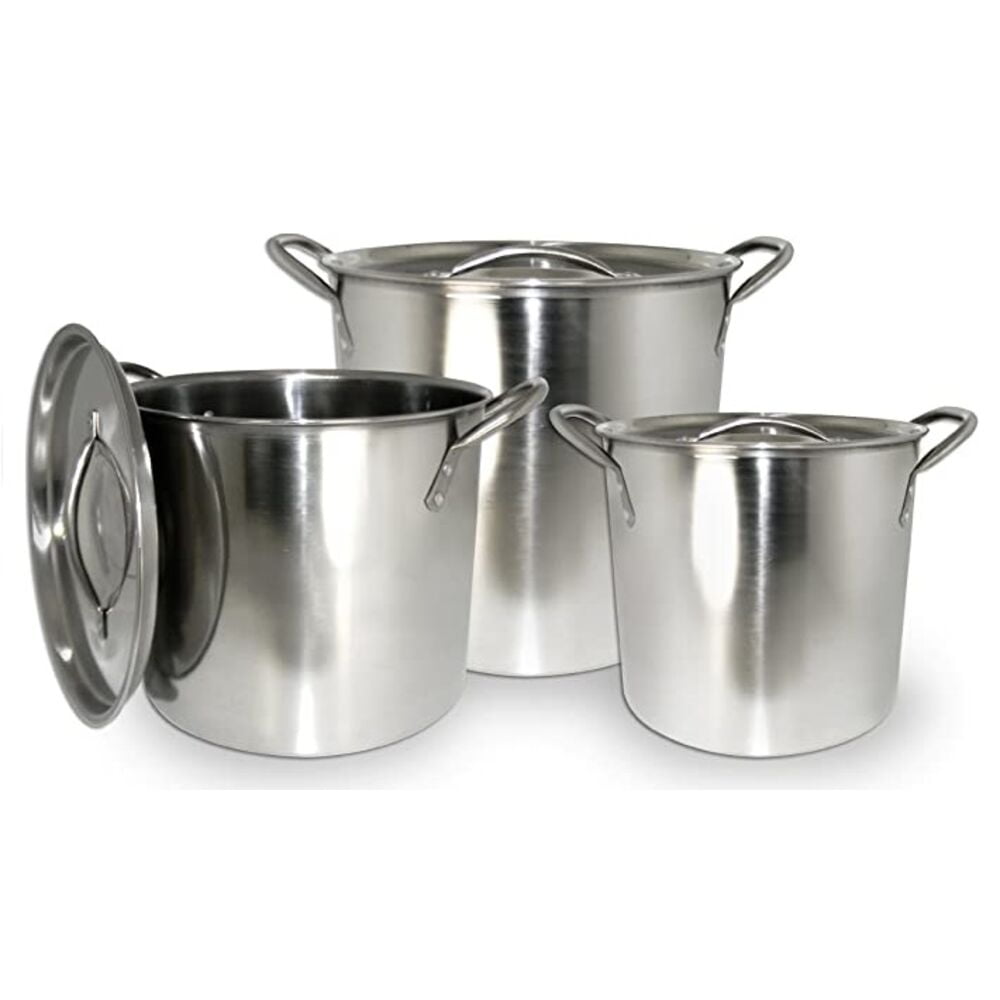 Cook Pro 6 Quarts Stainless Steel Pot Set