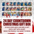 thumbnail image 4 of Caja De Calendario De Adviento De Navidad De 2 Con 1-24 Números Calendario De Papel De Navidad Ecológico Para Decoración De Regalo Presente4 Piezas Serendint HA017708-00, 4 of 7