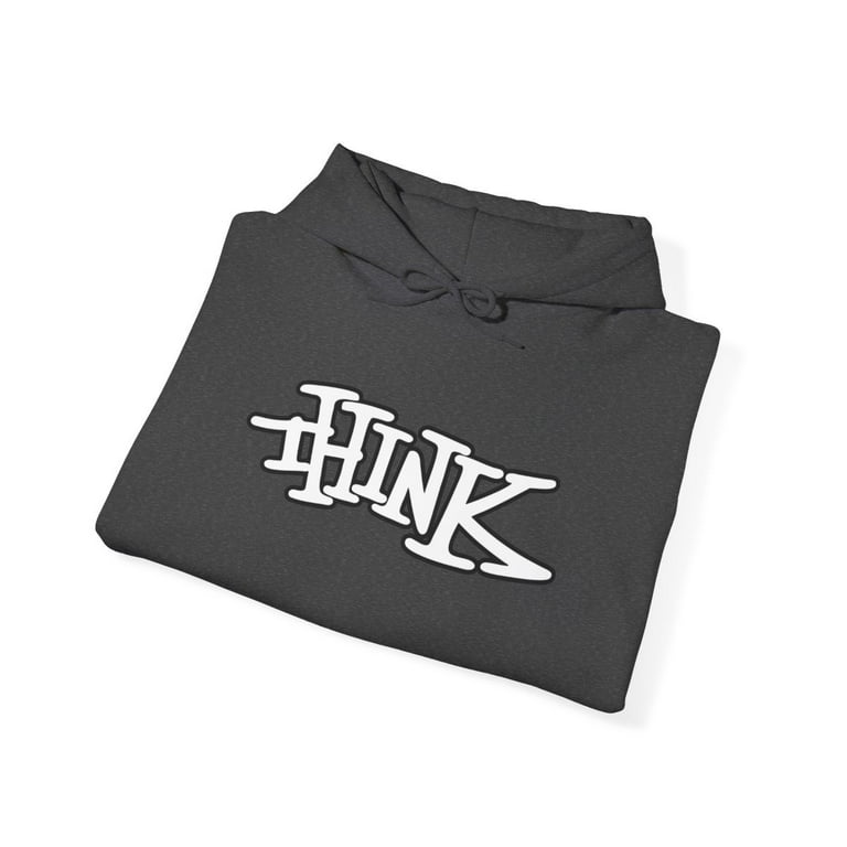 Think Skateboards 90s Skate 1996 Vintage Classic Logo Hoodie Print