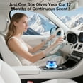 thumbnail image 6 of Car aromatherapy machine, car air freshener, 360 ° panoramic dynamic waterfall scenery, automatic on/off, long-lasting battery, three color night light, suitable for birthdays, anniversaries, Mother', 6 of 7