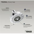 thumbnail image 2 of Kohler K-R75563-G-CP Radiate Showerhead, Polished Chrome, 2 of 4
