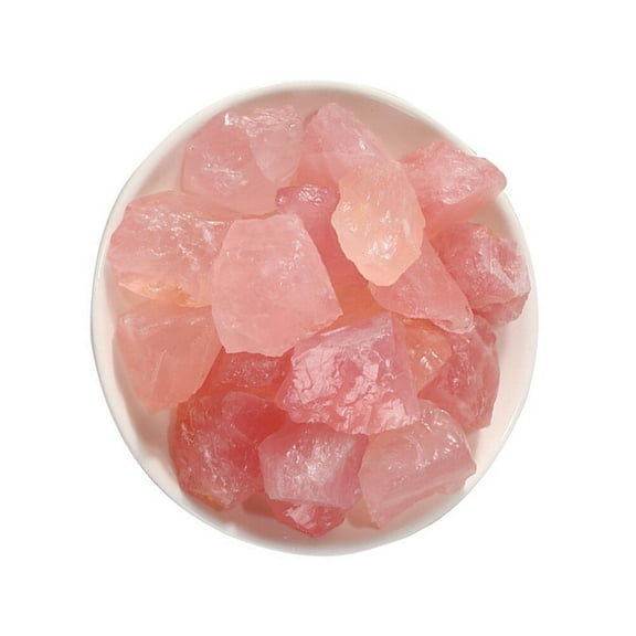 Gardening Stone Pink Crystal Aquarium Quartz Stones Fish Tank Rock Natural Rough 500