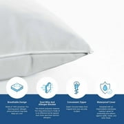 CleanAir Allergen Relief Pillow Protector, Waterproof, Bedbug and Dust Allergen Proof, Breathable - Standard